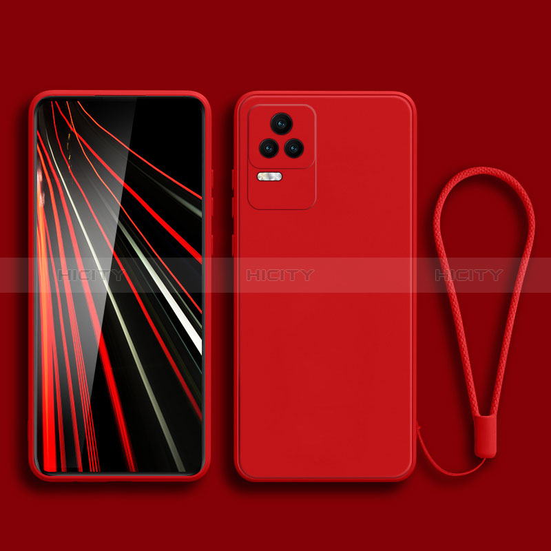 Custodia Silicone Ultra Sottile Morbida 360 Gradi Cover YK6 per Xiaomi Redmi K50 Pro 5G Rosso