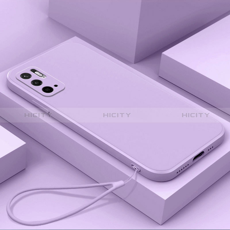 Custodia Silicone Ultra Sottile Morbida 360 Gradi Cover YK6 per Xiaomi Redmi Note 10 5G Viola