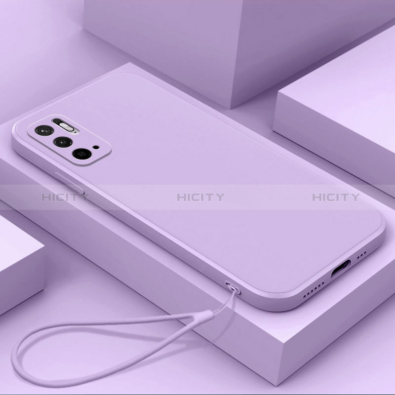 Custodia Silicone Ultra Sottile Morbida 360 Gradi Cover YK6 per Xiaomi Redmi Note 10T 5G Viola