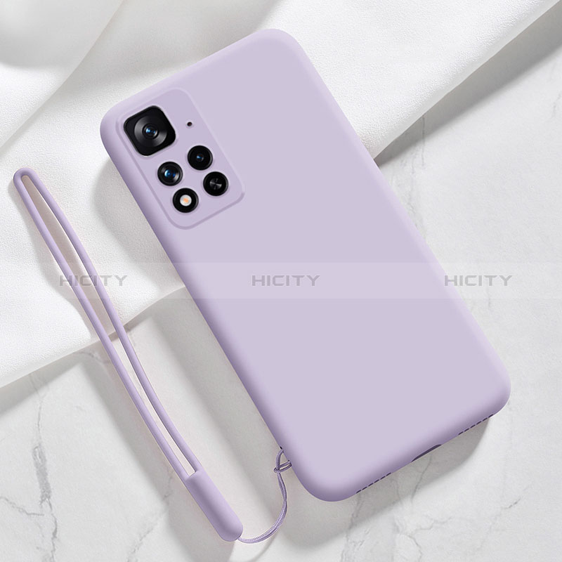 Custodia Silicone Ultra Sottile Morbida 360 Gradi Cover YK7 per Xiaomi Mi 11i 5G (2022) Lavanda