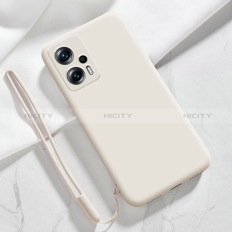 Custodia Silicone Ultra Sottile Morbida 360 Gradi Cover YK7 per Xiaomi Poco X4 GT 5G Bianco