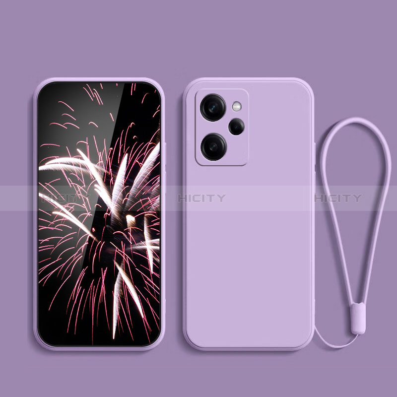 Custodia Silicone Ultra Sottile Morbida 360 Gradi Cover YK7 per Xiaomi Poco X5 Pro 5G Lavanda