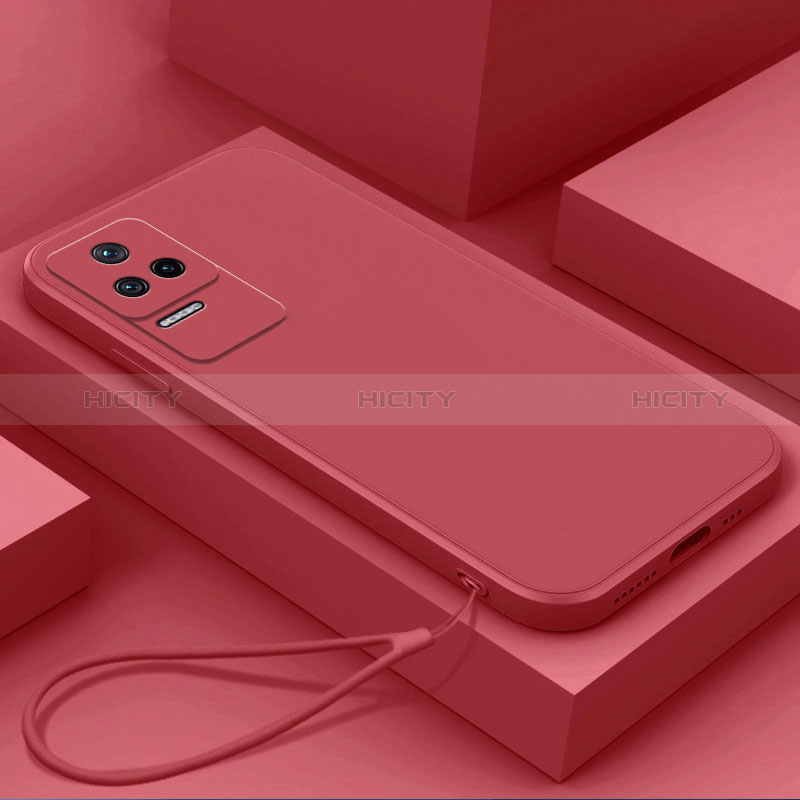 Custodia Silicone Ultra Sottile Morbida 360 Gradi Cover YK7 per Xiaomi Redmi K50 5G Rosso