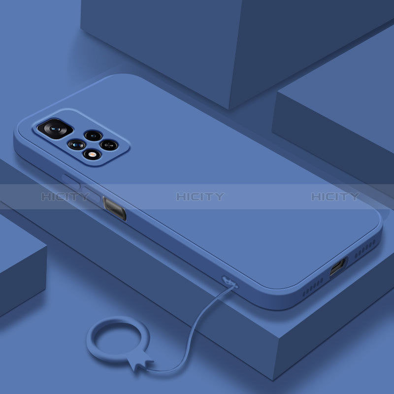 Custodia Silicone Ultra Sottile Morbida 360 Gradi Cover YK8 per Xiaomi Mi 11i 5G (2022) Blu