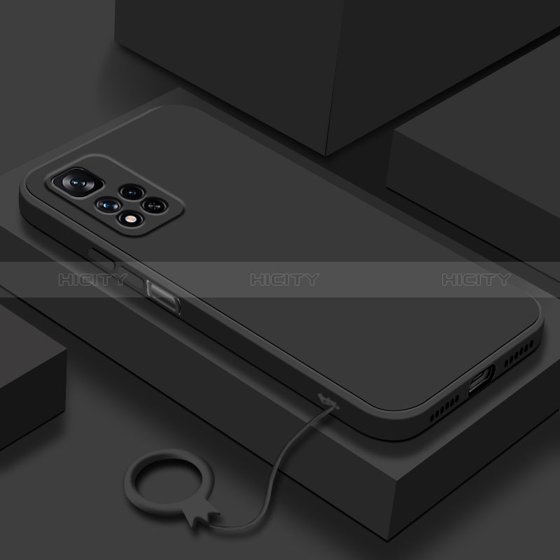 Custodia Silicone Ultra Sottile Morbida 360 Gradi Cover YK8 per Xiaomi Mi 11i 5G (2022) Nero