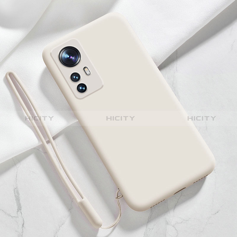 Custodia Silicone Ultra Sottile Morbida 360 Gradi Cover YK8 per Xiaomi Redmi K50 Ultra 5G Bianco