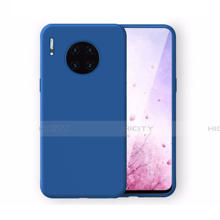 Custodia Silicone Ultra Sottile Morbida 360 Gradi Cover Z04 per Huawei Mate 30 Pro Blu