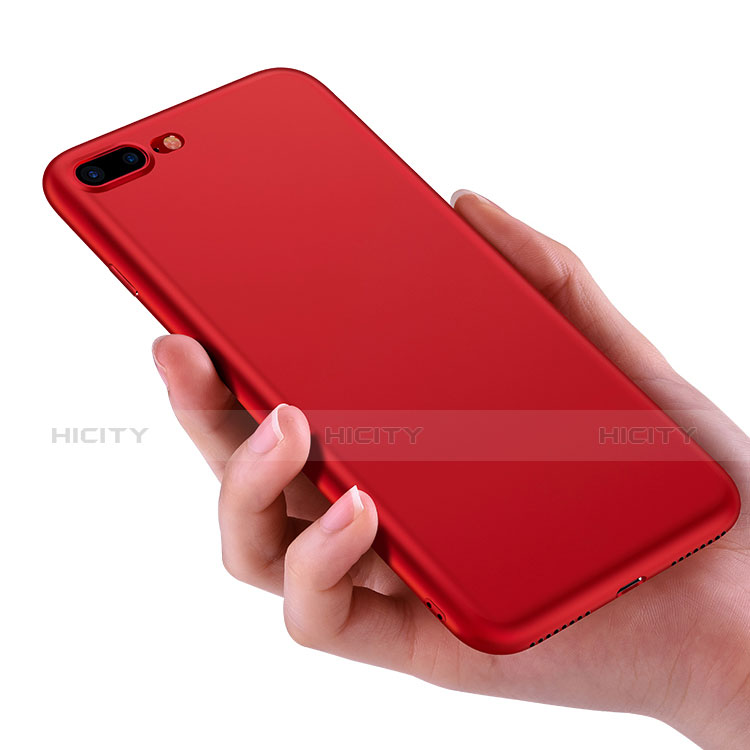 Custodia Silicone Ultra Sottile Morbida 360 Gradi per Apple iPhone 7 Plus Rosso