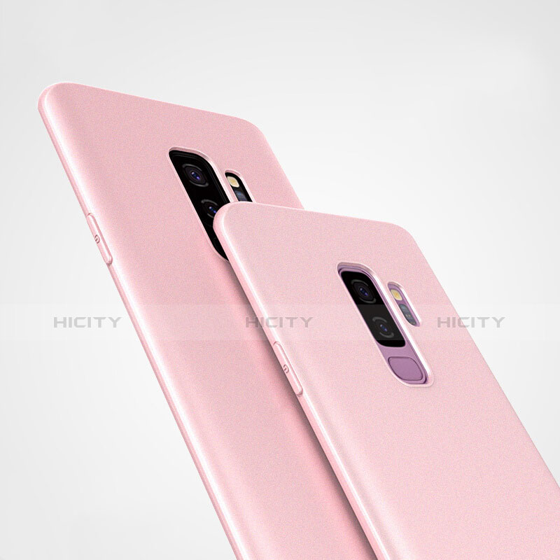 Custodia Silicone Ultra Sottile Morbida 360 Gradi per Samsung Galaxy S9 Plus Rosa