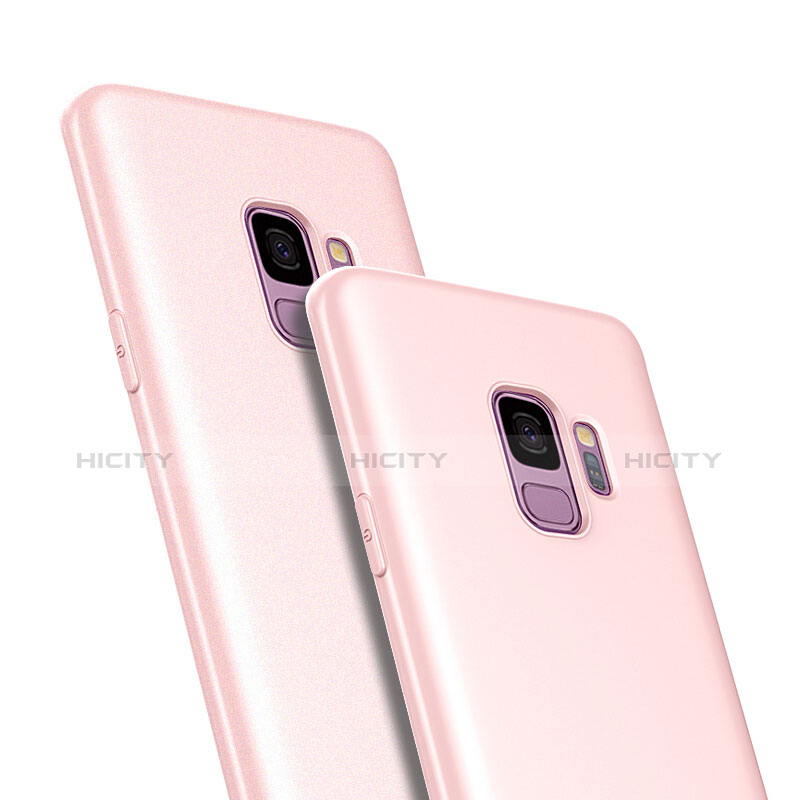 Custodia Silicone Ultra Sottile Morbida 360 Gradi per Samsung Galaxy S9 Rosa