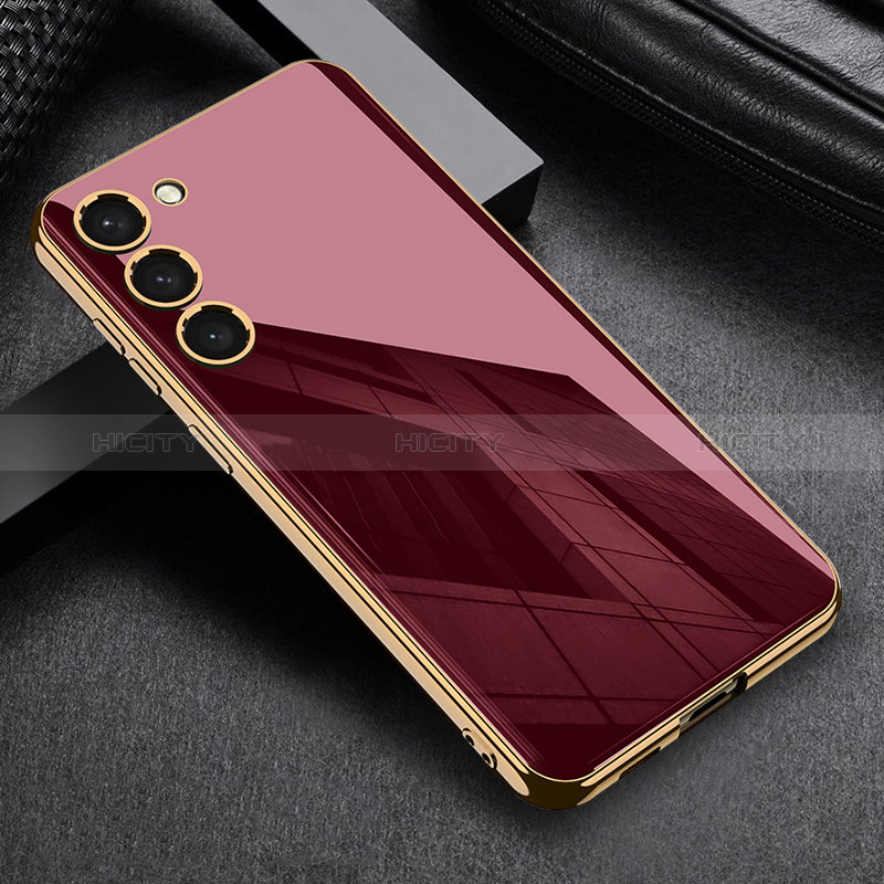 Custodia Silicone Ultra Sottile Morbida Cover AC1 per Samsung Galaxy S23 5G Rosso