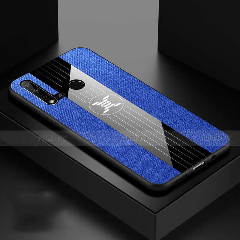 Custodia Silicone Ultra Sottile Morbida Cover C01 per Huawei Nova 5i Blu