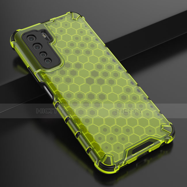 Custodia Silicone Ultra Sottile Morbida Cover C01 per Huawei Nova 7 SE 5G Verde