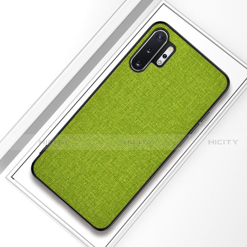 Custodia Silicone Ultra Sottile Morbida Cover C01 per Samsung Galaxy Note 10 Plus Verde