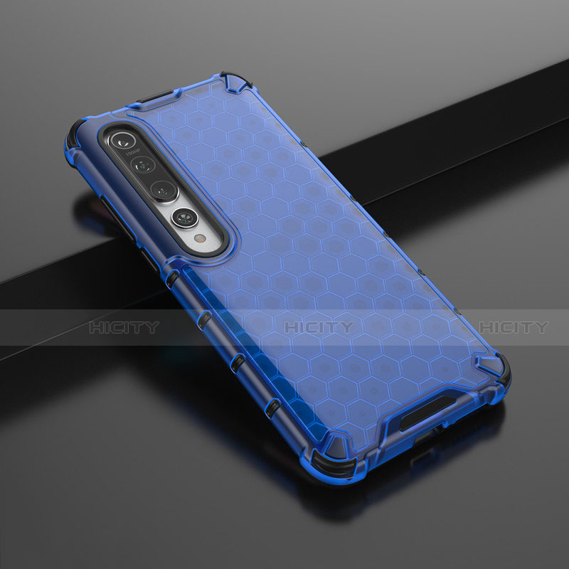 Custodia Silicone Ultra Sottile Morbida Cover C01 per Xiaomi Mi 10 Blu