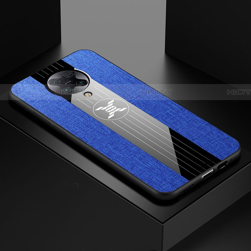 Custodia Silicone Ultra Sottile Morbida Cover C01 per Xiaomi Poco F2 Pro Blu