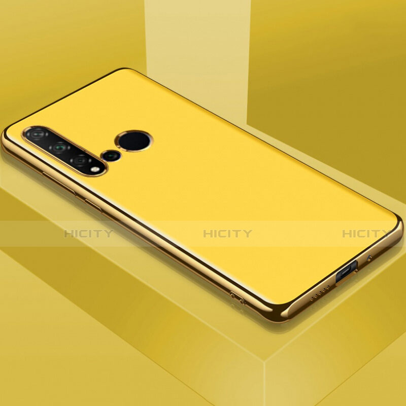 Custodia Silicone Ultra Sottile Morbida Cover C02 per Huawei P20 Lite (2019) Giallo