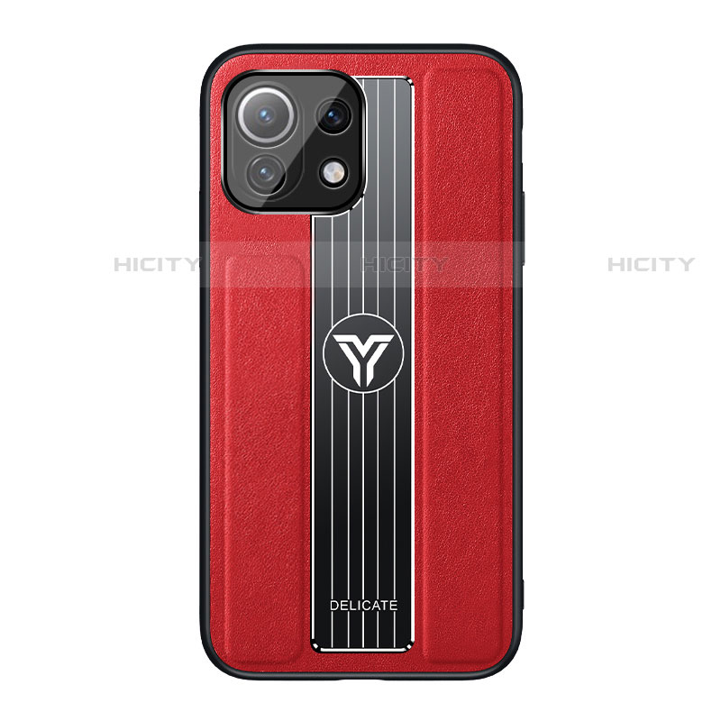 Custodia Silicone Ultra Sottile Morbida Cover C02 per Xiaomi Mi 11 Lite 5G Rosso