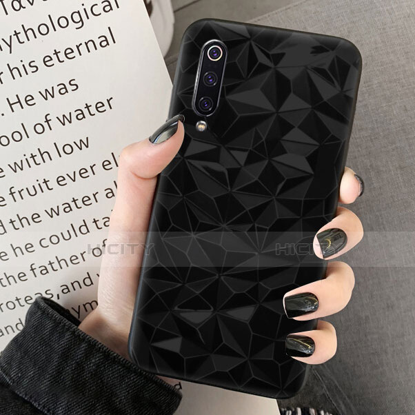 Custodia Silicone Ultra Sottile Morbida Cover C03 per Xiaomi Mi A3 Nero