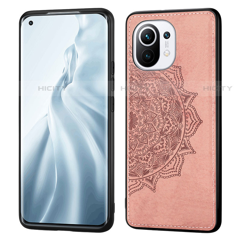 Custodia Silicone Ultra Sottile Morbida Cover con Magnetico A07 per Xiaomi Mi 11 5G