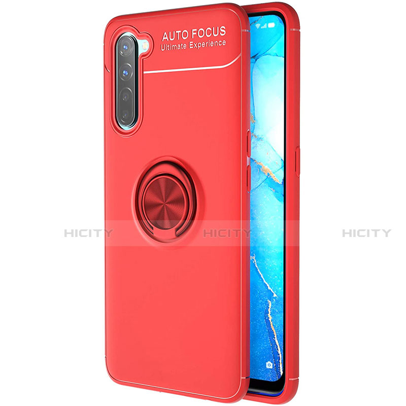 Custodia Silicone Ultra Sottile Morbida Cover con Magnetico Anello Supporto A03 per Oppo K7 5G