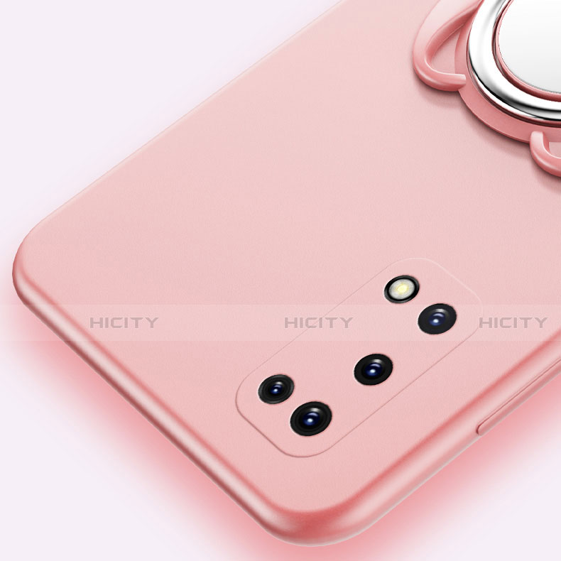 Custodia Silicone Ultra Sottile Morbida Cover con Magnetico Anello Supporto A03 per Oppo K7x 5G