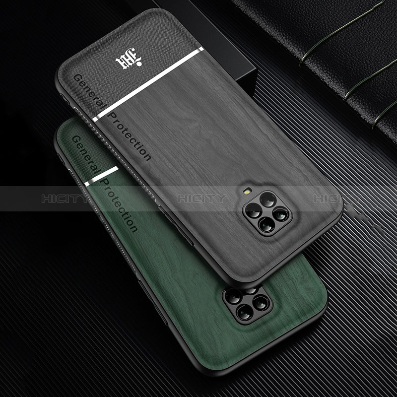 Custodia Silicone Ultra Sottile Morbida Cover con Magnetico Anello Supporto JM1 per Xiaomi Redmi Note 9 Pro