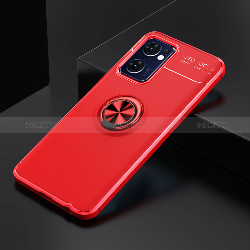 Custodia Silicone Ultra Sottile Morbida Cover con Magnetico Anello Supporto JM2 per OnePlus Nord CE 2 5G