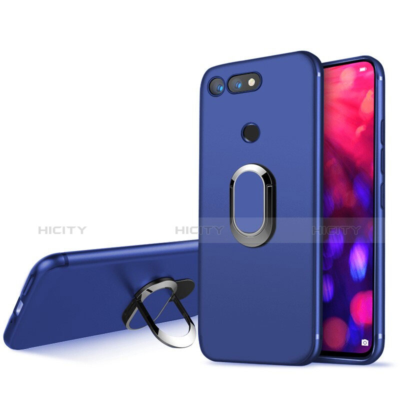 Custodia Silicone Ultra Sottile Morbida Cover con Magnetico Anello Supporto per Huawei 7