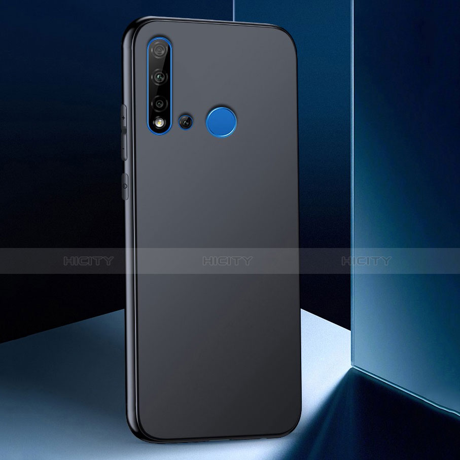 Custodia Silicone Ultra Sottile Morbida Cover con Magnetico Anello Supporto per Huawei P20 Lite (2019)