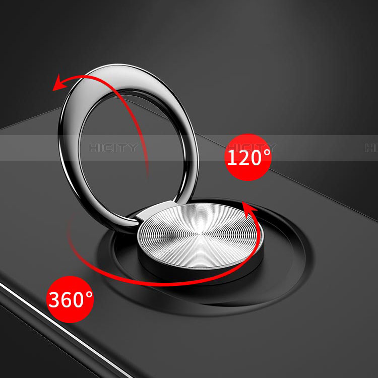 Custodia Silicone Ultra Sottile Morbida Cover con Magnetico Anello Supporto per Samsung Galaxy A70S