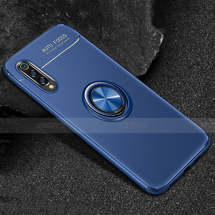 Custodia Silicone Ultra Sottile Morbida Cover con Magnetico Anello Supporto per Xiaomi Mi 9 Lite