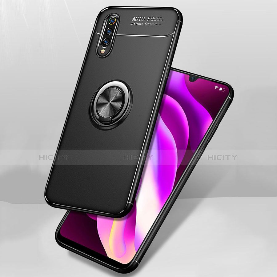 Custodia Silicone Ultra Sottile Morbida Cover con Magnetico Anello Supporto per Xiaomi Mi 9 SE