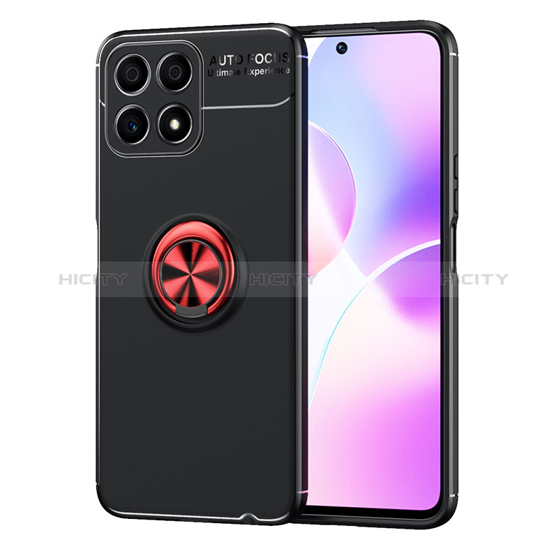 Custodia Silicone Ultra Sottile Morbida Cover con Magnetico Anello Supporto SD1 per Huawei Honor X30i