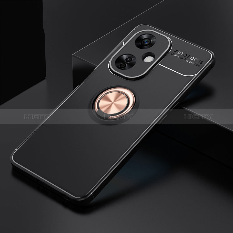 Custodia Silicone Ultra Sottile Morbida Cover con Magnetico Anello Supporto SD1 per OnePlus Nord CE 3 5G