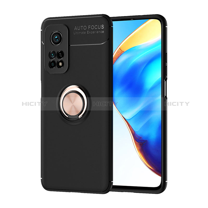 Custodia Silicone Ultra Sottile Morbida Cover con Magnetico Anello Supporto SD1 per Xiaomi Mi 10T Pro 5G