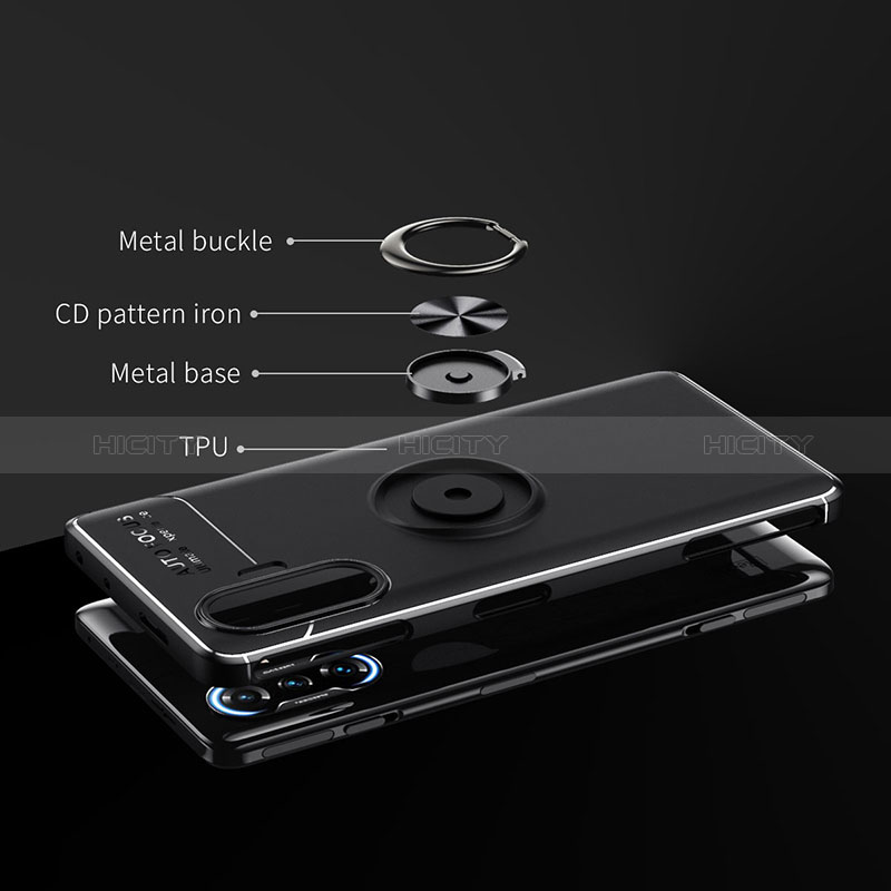 Custodia Silicone Ultra Sottile Morbida Cover con Magnetico Anello Supporto SD1 per Xiaomi Poco F3 GT 5G