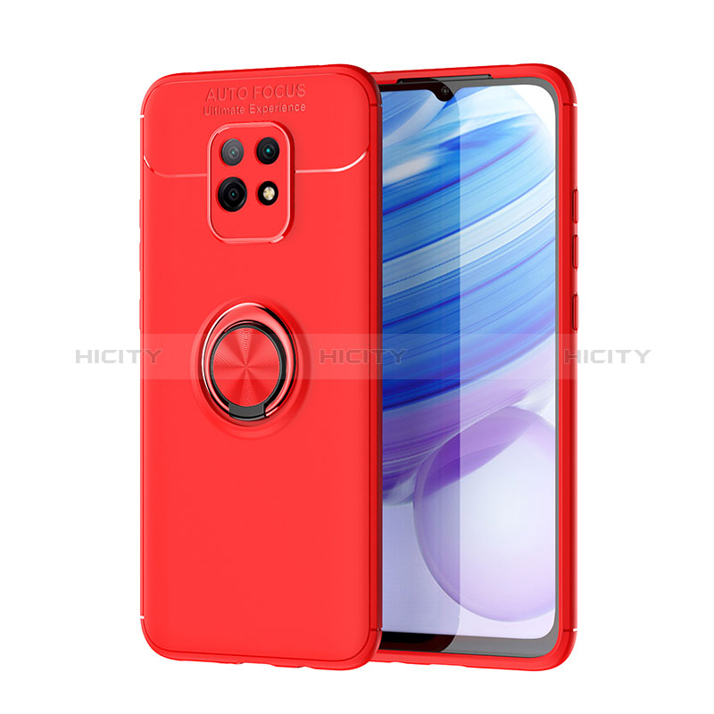 Custodia Silicone Ultra Sottile Morbida Cover con Magnetico Anello Supporto SD1 per Xiaomi Redmi 10X Pro 5G