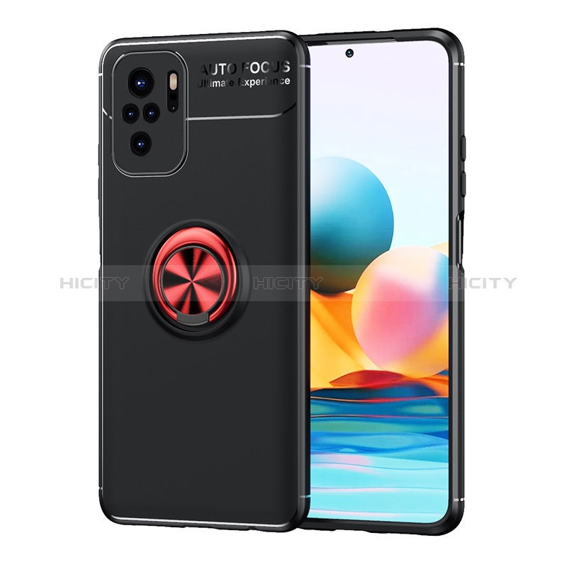 Custodia Silicone Ultra Sottile Morbida Cover con Magnetico Anello Supporto SD1 per Xiaomi Redmi Note 11 SE India 4G