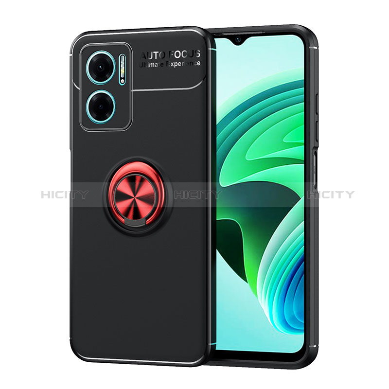 Custodia Silicone Ultra Sottile Morbida Cover con Magnetico Anello Supporto SD1 per Xiaomi Redmi Note 11E 5G