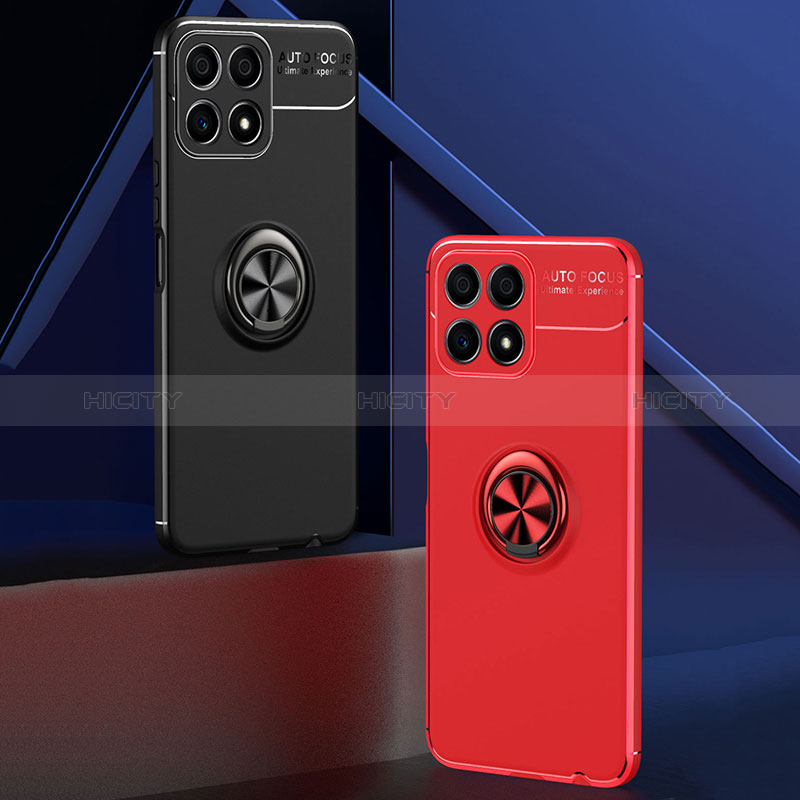 Custodia Silicone Ultra Sottile Morbida Cover con Magnetico Anello Supporto SD2 per Huawei Honor X30i