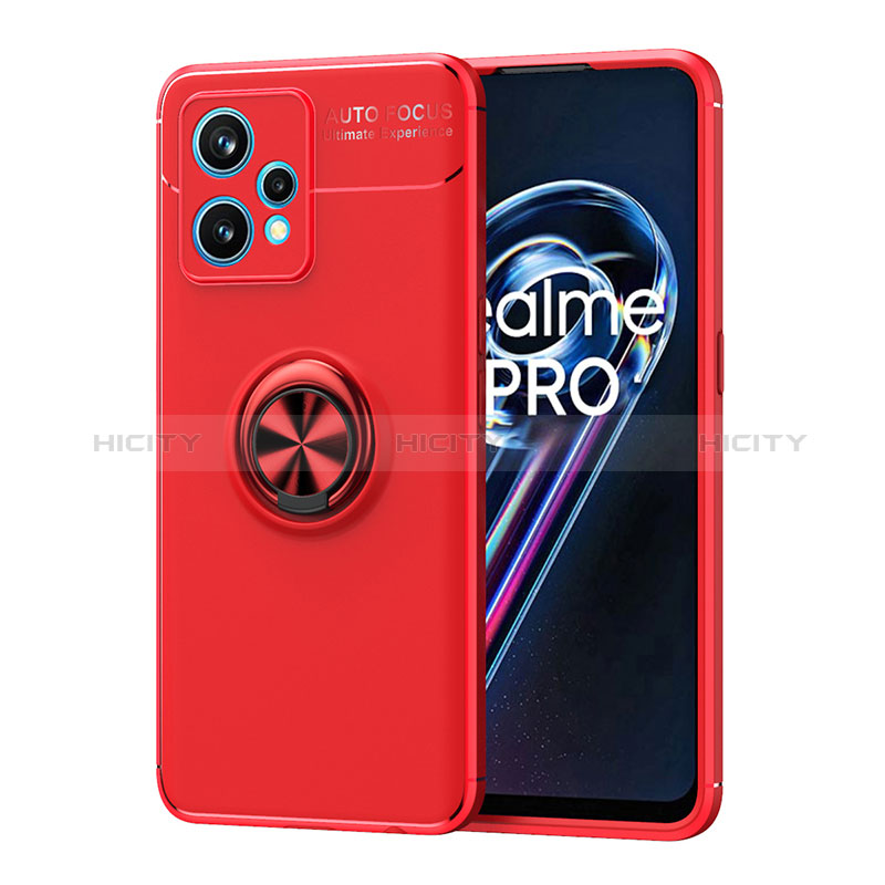 Custodia Silicone Ultra Sottile Morbida Cover con Magnetico Anello Supporto SD2 per Realme 9 Pro 5G