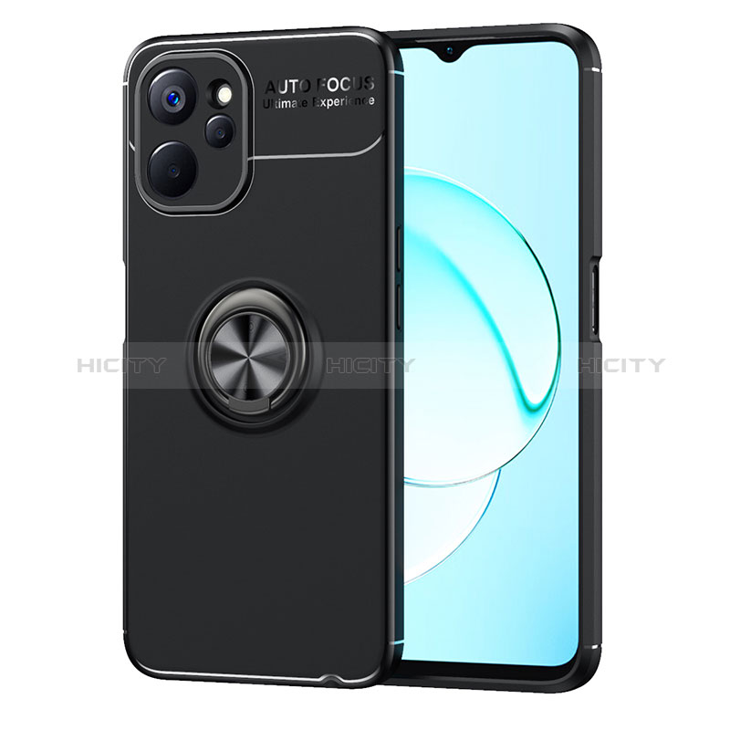 Custodia Silicone Ultra Sottile Morbida Cover con Magnetico Anello Supporto SD2 per Realme 9i 5G