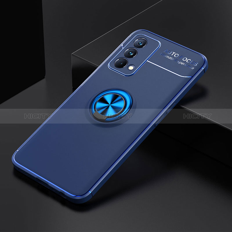 Custodia Silicone Ultra Sottile Morbida Cover con Magnetico Anello Supporto SD2 per Realme GT Master 5G