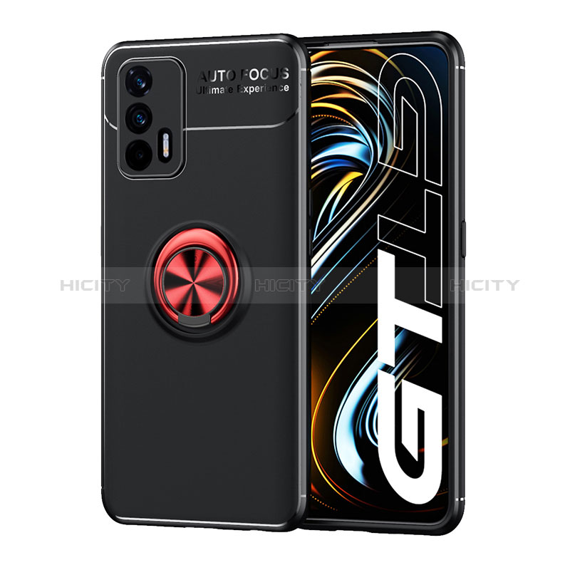 Custodia Silicone Ultra Sottile Morbida Cover con Magnetico Anello Supporto SD2 per Realme GT Neo 5G