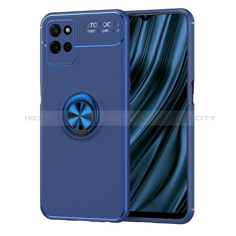 Custodia Silicone Ultra Sottile Morbida Cover con Magnetico Anello Supporto SD2 per Realme V11s 5G