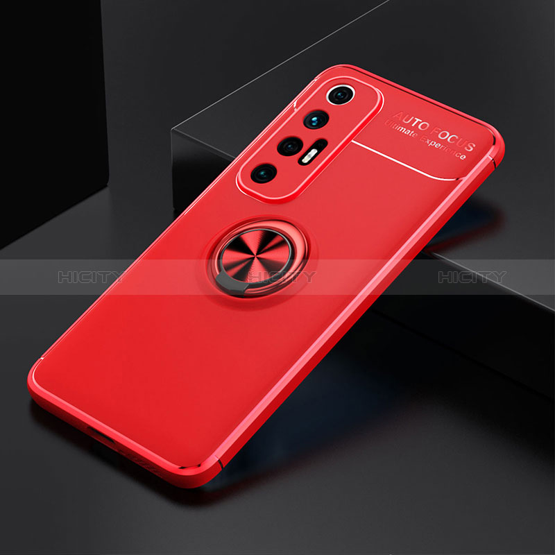 Custodia Silicone Ultra Sottile Morbida Cover con Magnetico Anello Supporto SD2 per Xiaomi Mi 10S 5G