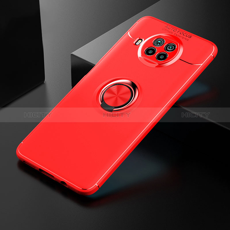 Custodia Silicone Ultra Sottile Morbida Cover con Magnetico Anello Supporto SD2 per Xiaomi Mi 10T Lite 5G