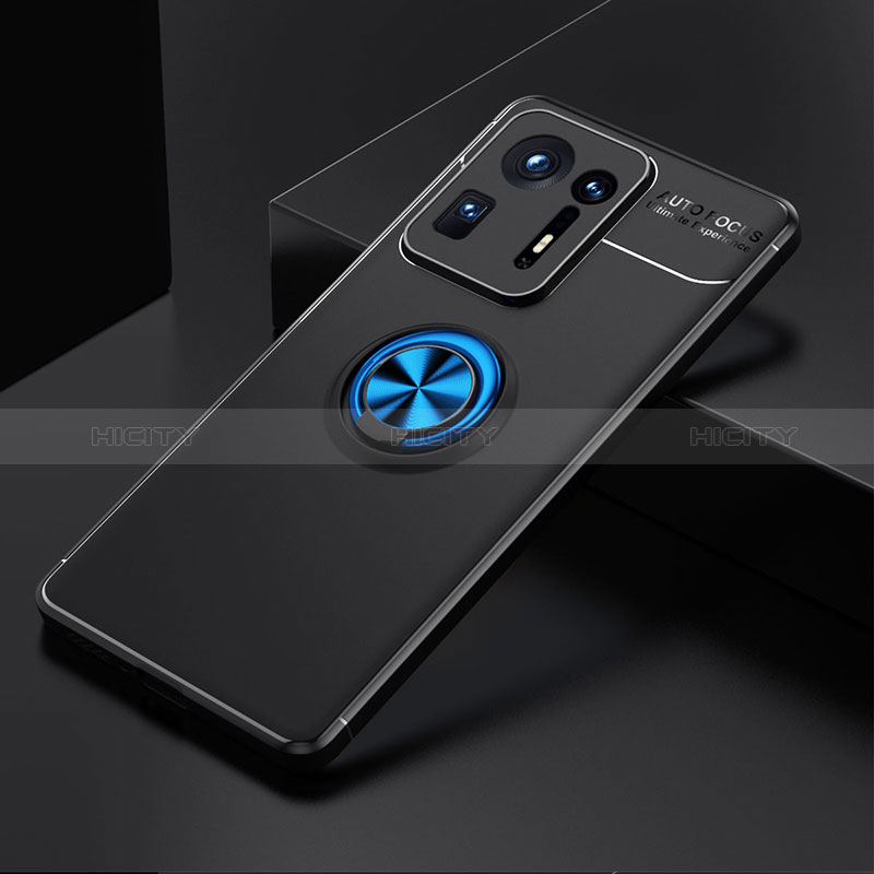 Custodia Silicone Ultra Sottile Morbida Cover con Magnetico Anello Supporto SD2 per Xiaomi Mi Mix 4 5G