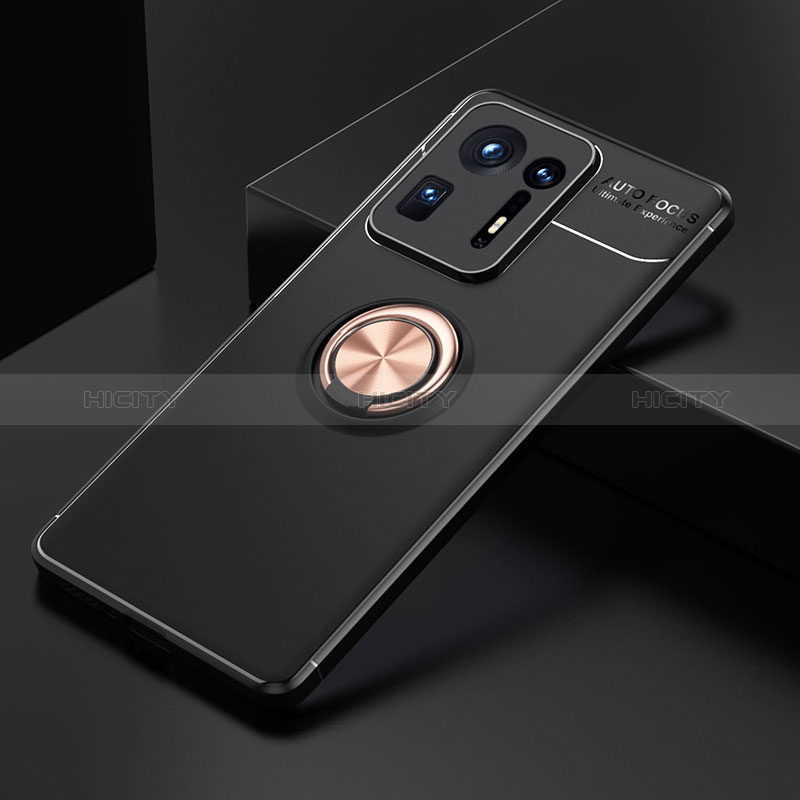 Custodia Silicone Ultra Sottile Morbida Cover con Magnetico Anello Supporto SD2 per Xiaomi Mi Mix 4 5G